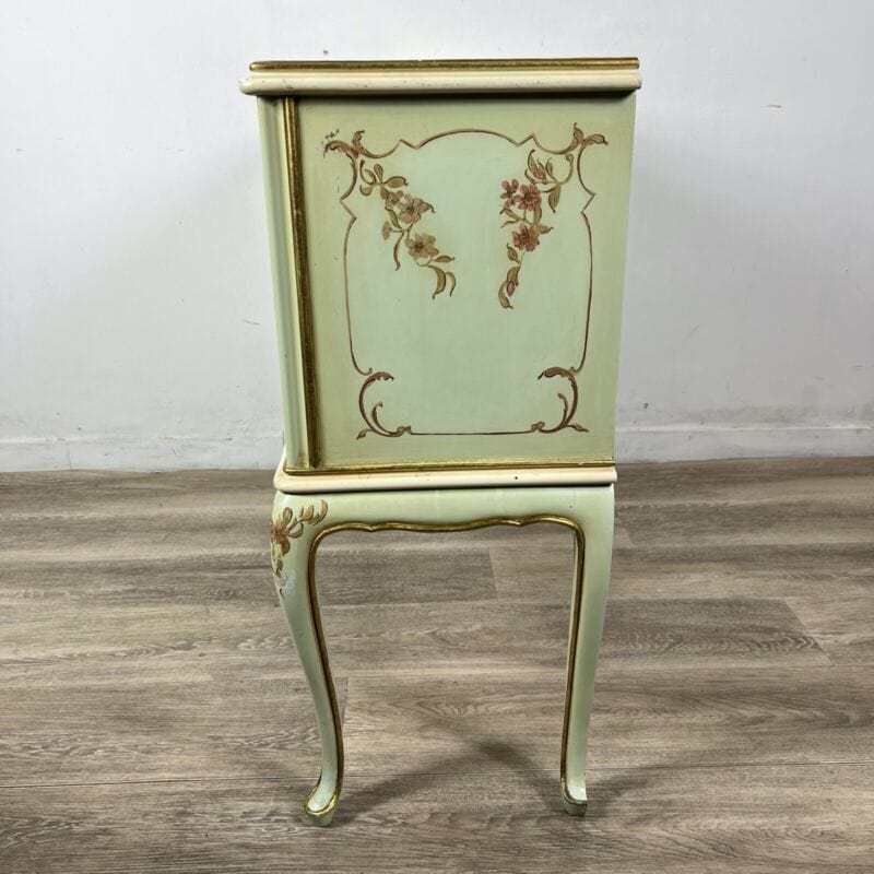 Credenza servante veneziana mobile stile antico servantino laccato e dipinto Categoria Servante - Servantini