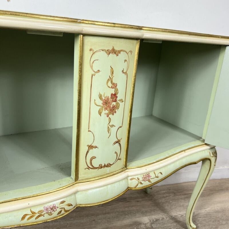 Credenza servante veneziana mobile stile antico servantino laccato e dipinto Categoria Servante - Servantini