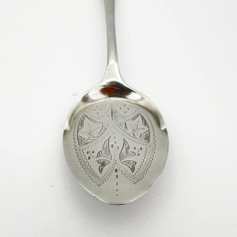 Cucchiaino cucchiaio in argento sheffield antica Paletta posata silver plate 900 Categoria Sheffield & Argento