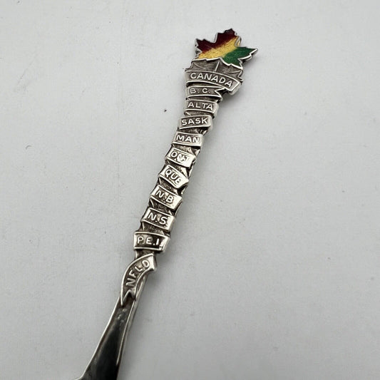 Cucchiaino da the caffè collezione in Argento Sterling Souvenir Canada anni 70 Categoria Arte e antiquariato:Argento:Oggetti da tavola e cucina:Posate