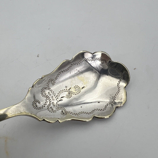 Cucchiaino in argento sheffield antico 900 silver plate cucchiaio madreperla Categoria Sheffield & Argento