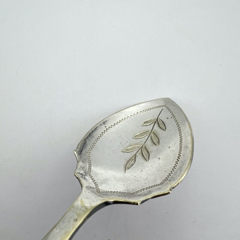Cucchiaino in argento sheffield antico 900 silver plate posata inglese da tavola Categoria Sheffield & Argento