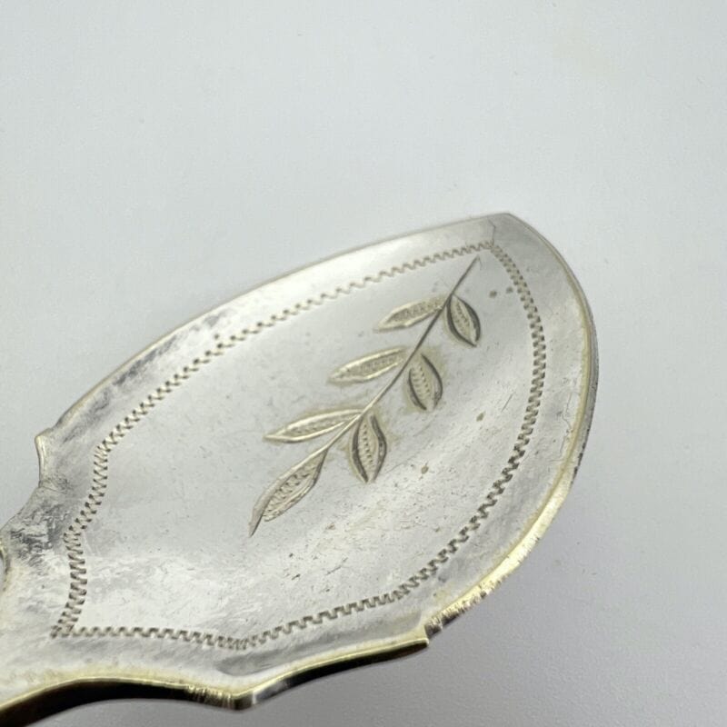 Cucchiaino in argento sheffield antico 900 silver plate posata inglese da tavola Categoria Sheffield & Argento