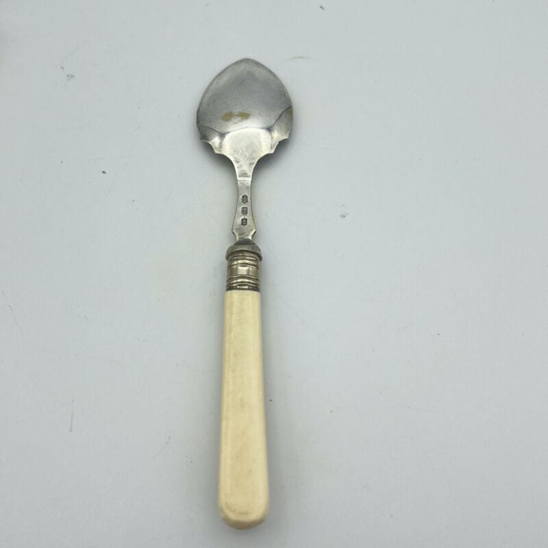 Cucchiaino in argento sheffield antico 900 silver plate posata inglese da tavola Categoria Sheffield & Argento