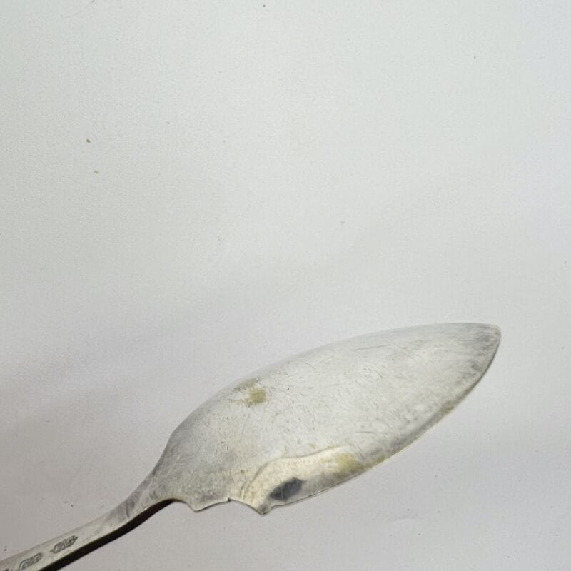 Cucchiaino in argento sheffield antico 900 silver plate posata inglese da tavola Categoria Sheffield & Argento