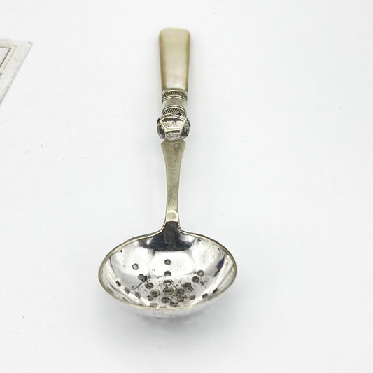 Cucchiaio in argento sheffield antico silver plated colino spargi zucchero '900 Categoria  Sheffield & Argento
