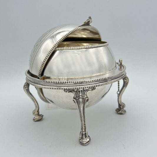 Cupola Scalda Posate in Argento Sheffield Silver plated Contenitore  epoca '800 Categoria  Sheffield & Argento