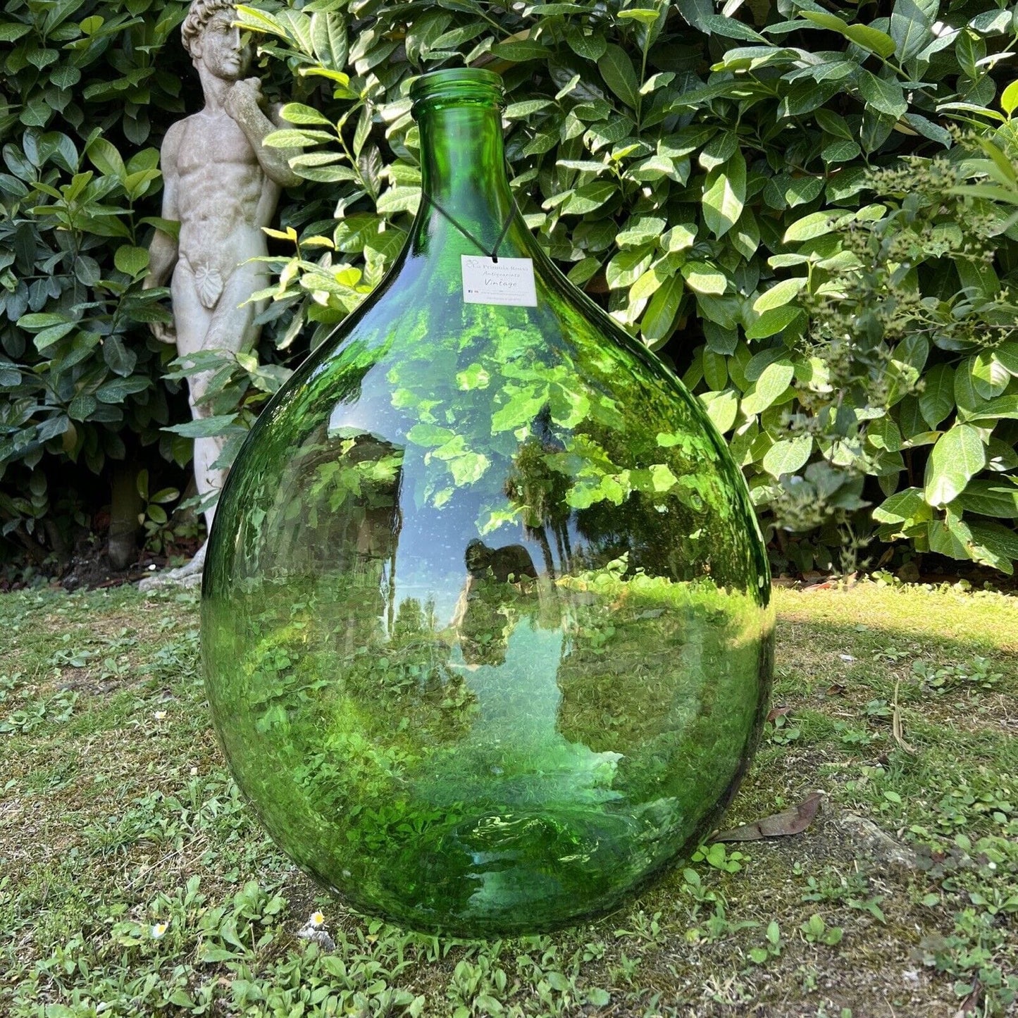 Damigiana in vetro da 54 litri antica da Giardino per Arredamento di decorazione Categoria Vetri e Cristalli