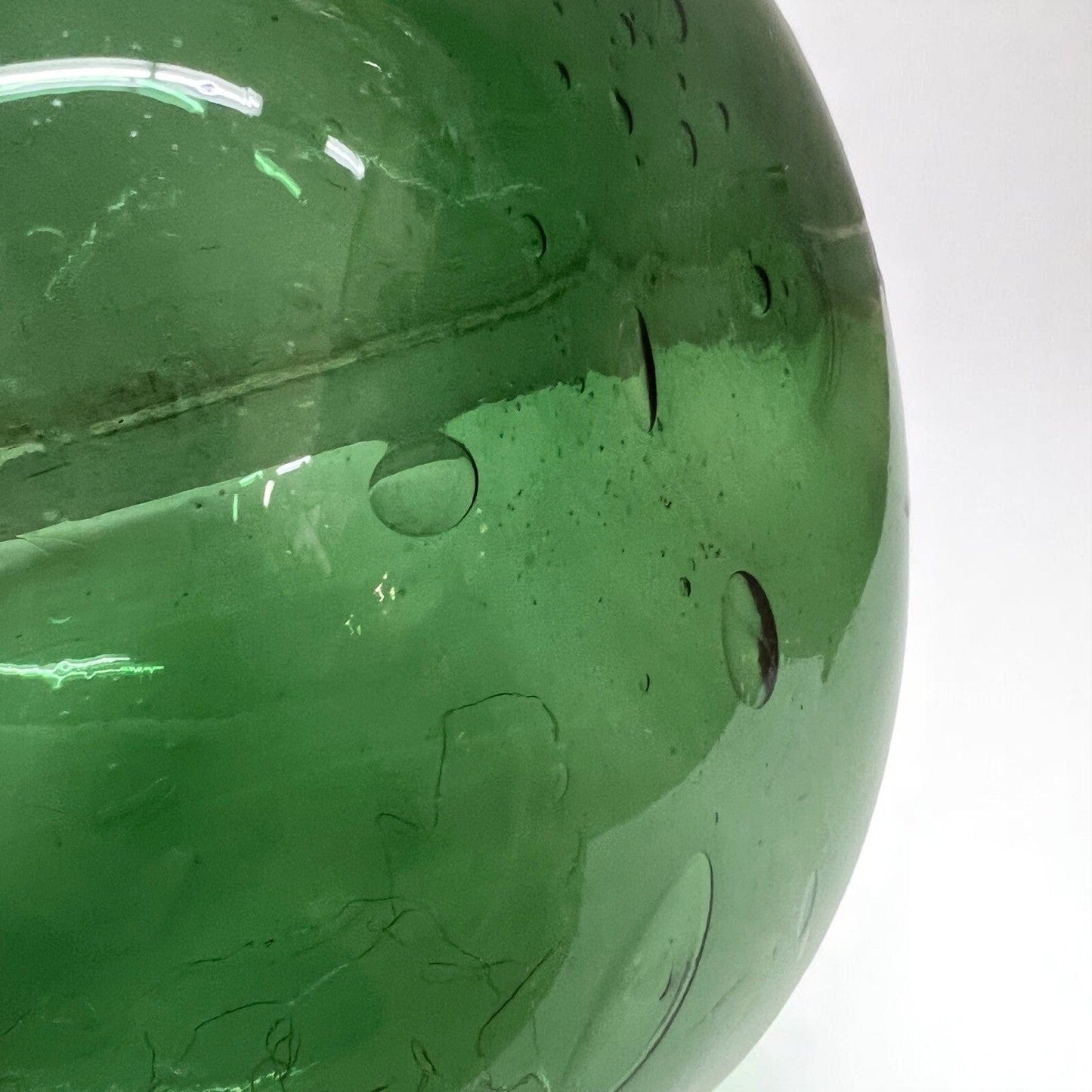 Damigiana in vetro da 54 litri antica vecchio boccione verde con luci giardino Categoria Vetri e Cristalli