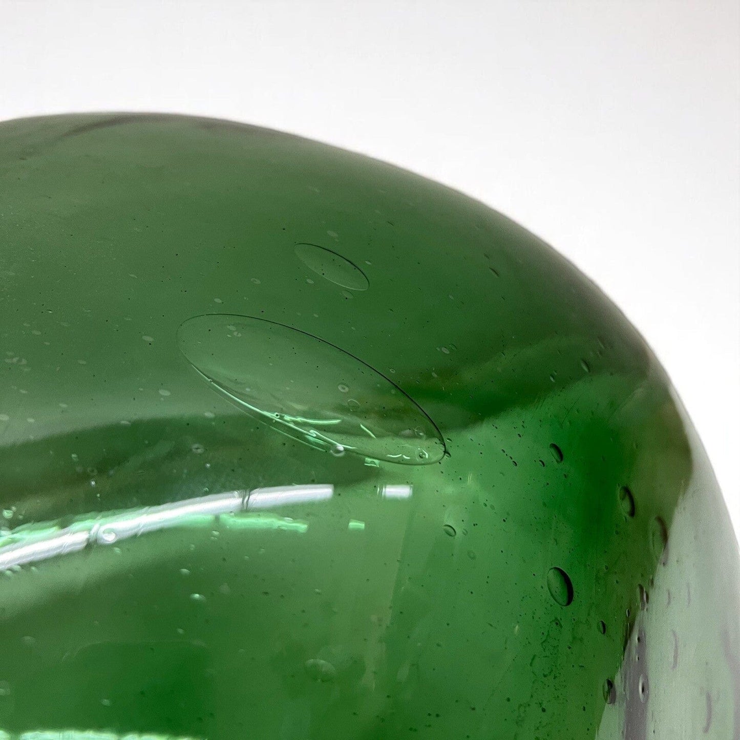 Damigiana in vetro da 54 litri antica vecchio boccione verde con luci giardino Categoria Vetri e Cristalli