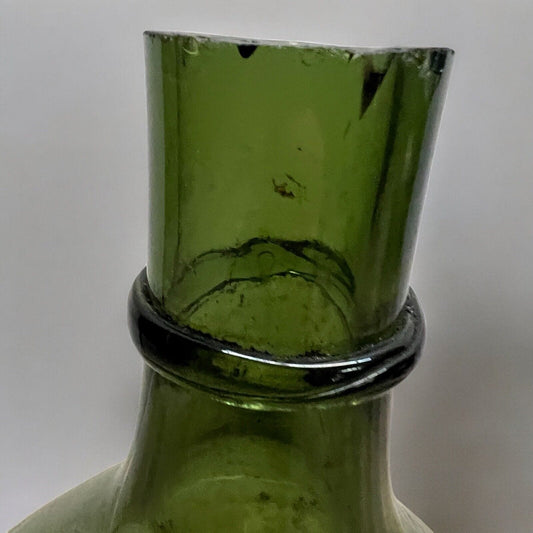 Damigiana in vetro da 54 litri antica vecchio boccione verde per vino giardino Categoria Vetri e Cristalli