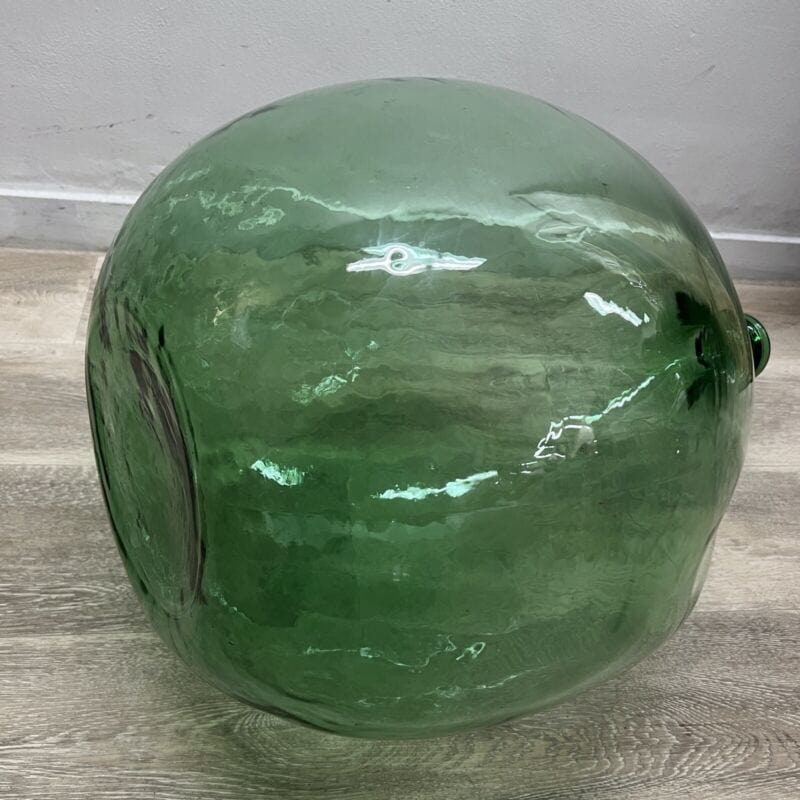 Damigiana in vetro soffiato da 54 litri antica vecchio boccione verde per vino Categoria Vetri e Cristalli
