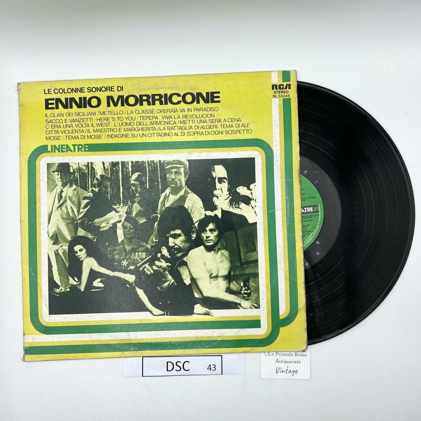 Disco in vinile 33 giri lp di ENNIO MORRICONE LE COLONNE SONORE 1977 VINTAGE Categoria Dischi in Vinile