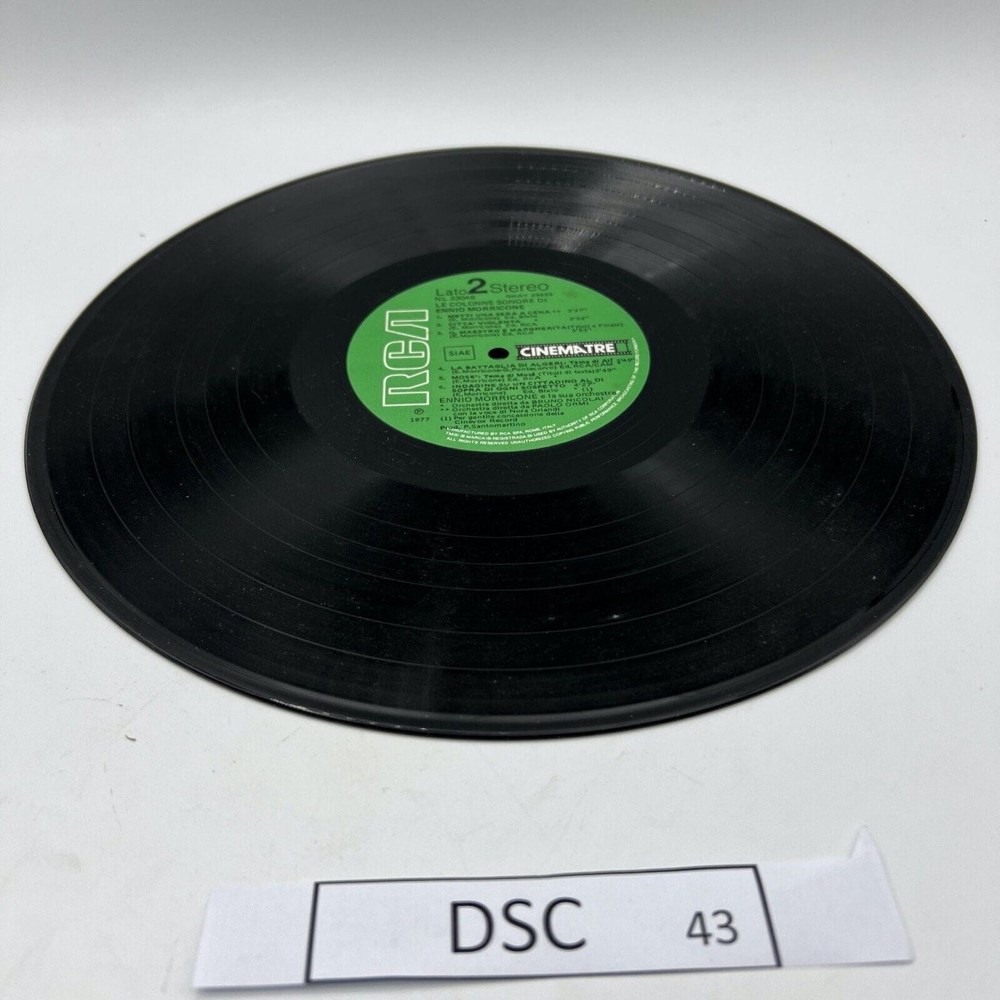 Disco in vinile 33 giri lp di ENNIO MORRICONE LE COLONNE SONORE 1977 VINTAGE Categoria Dischi in Vinile