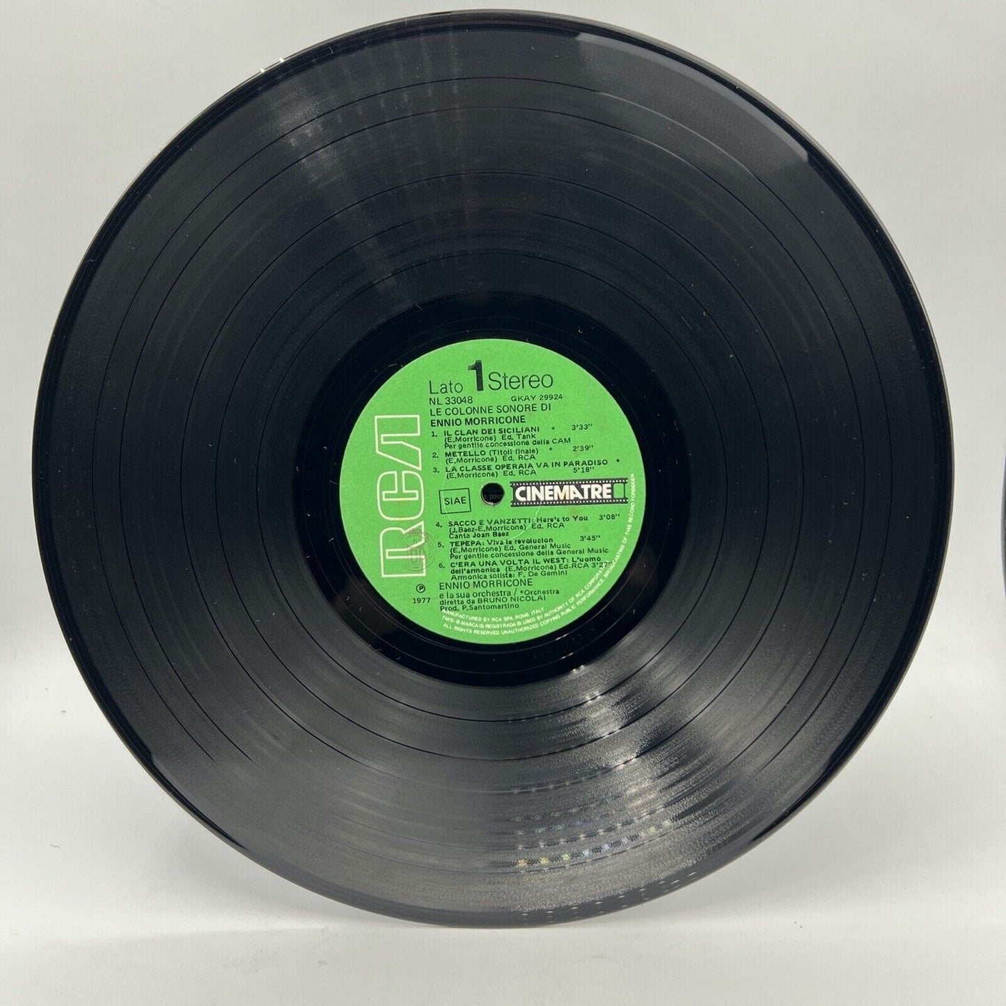 Disco in vinile 33 giri lp di ENNIO MORRICONE LE COLONNE SONORE 1977 VINTAGE Categoria Dischi in Vinile