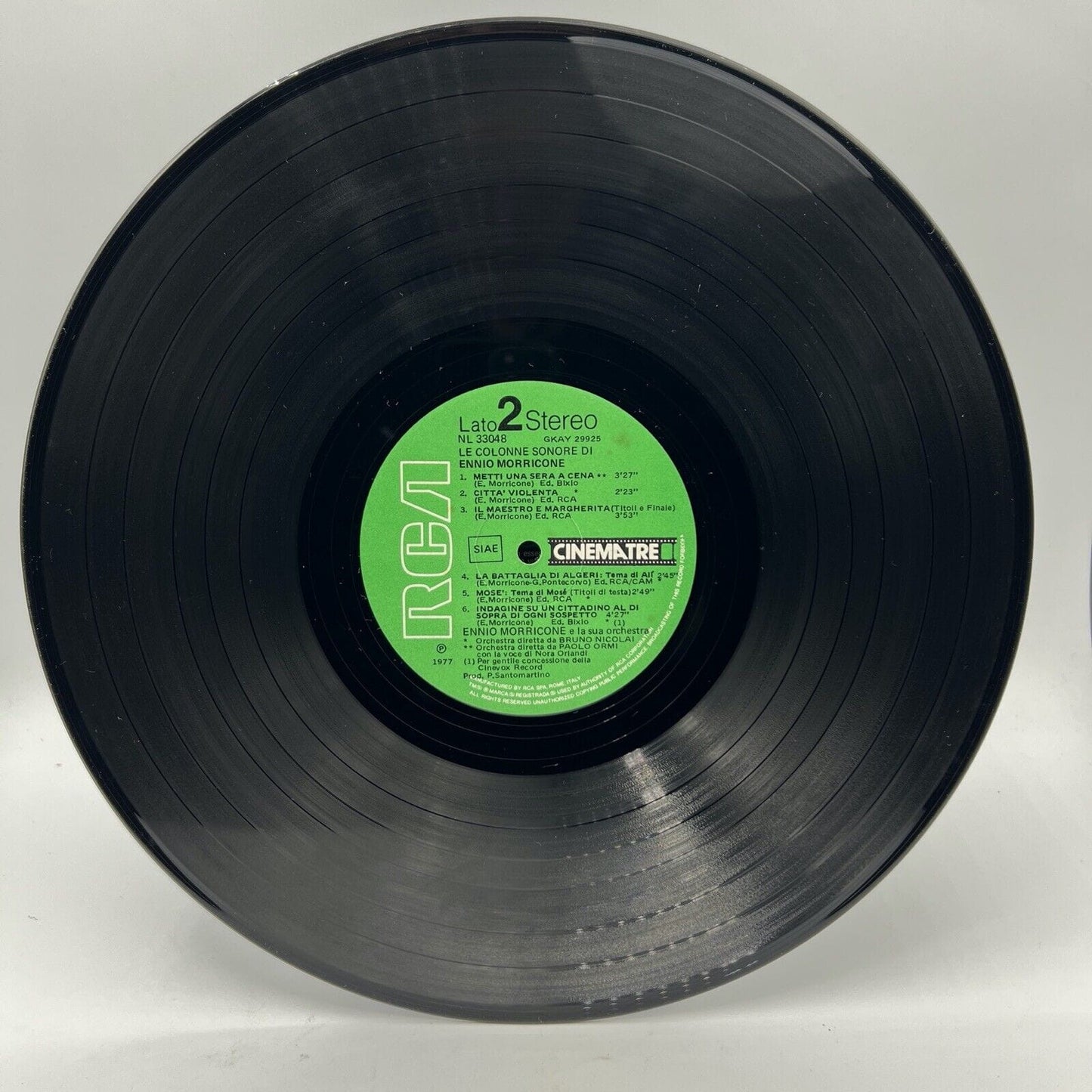 Disco in vinile 33 giri lp di ENNIO MORRICONE LE COLONNE SONORE 1977 VINTAGE Categoria Dischi in Vinile