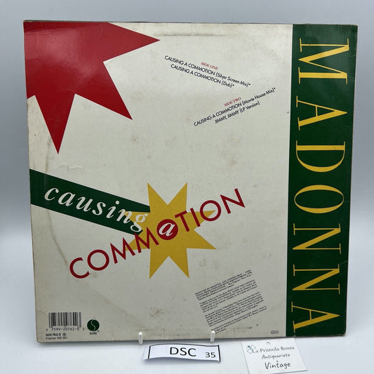Disco in vinile 33 giri lp di Madonna Causing A Commotion VINTAGE da collezione Categoria Dischi in Vinile