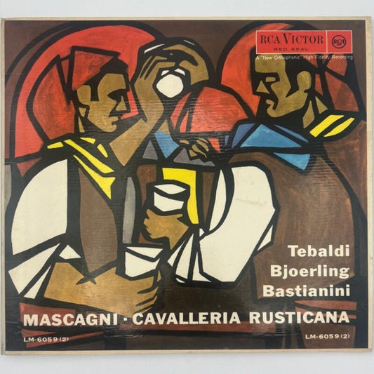 Disco in vinile 33 giri lp MASCAGNI CAVALLERIA RUSTICANA Tebaldi Bjoerling 1958 Categoria Dischi in Vinile