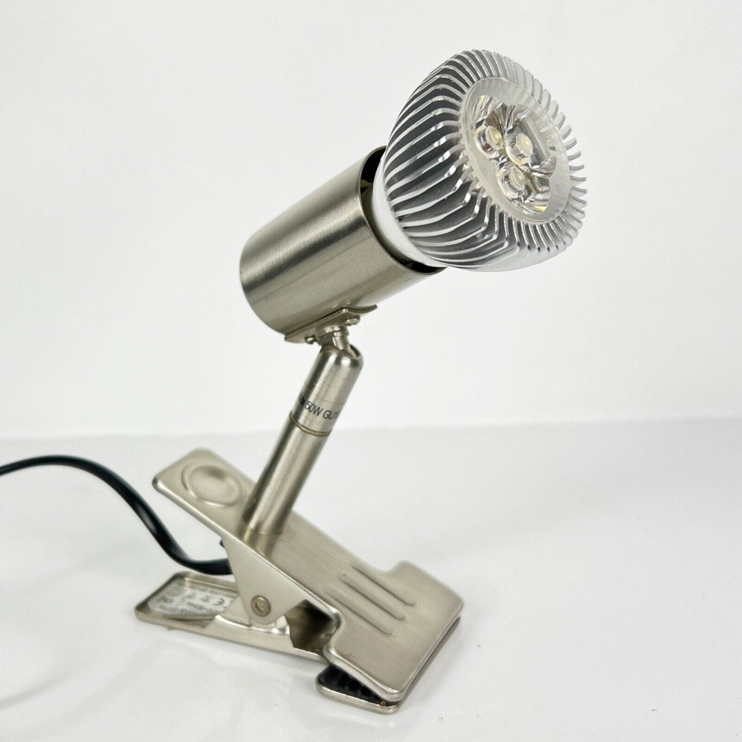 Faretto a Clip Morsa pinza lampada Fabas Satinato orientabile direzionale led Categoria Lampade Appliques