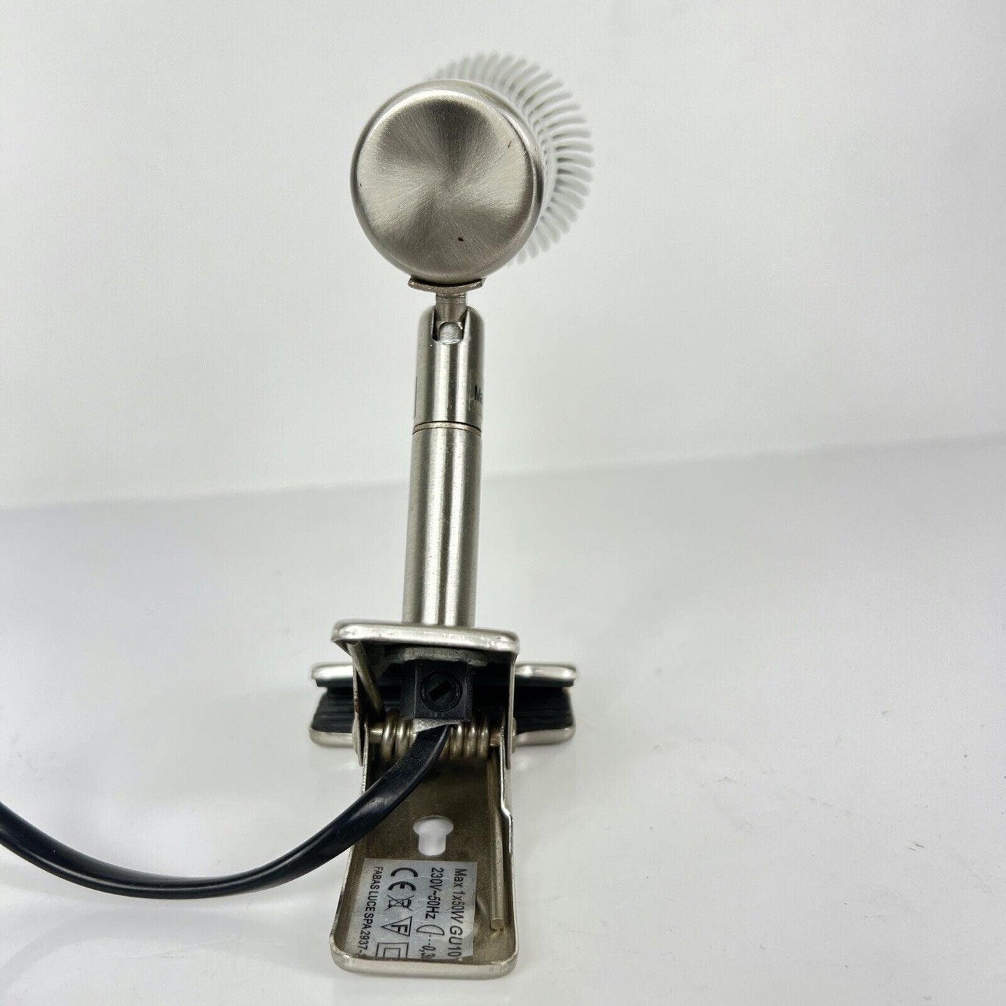 Faretto a Clip Morsa pinza lampada Fabas Satinato orientabile direzionale led Categoria Lampade Appliques