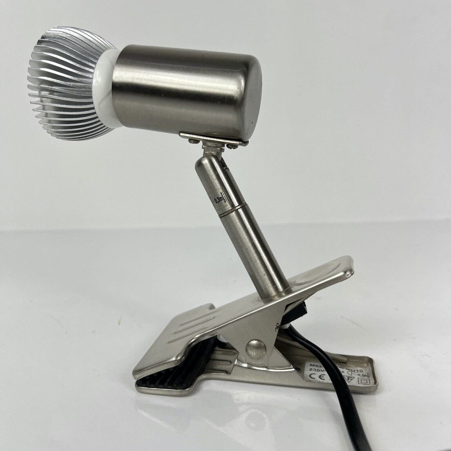 Faretto a Clip Morsa pinza lampada Fabas Satinato orientabile direzionale led Categoria Lampade Appliques