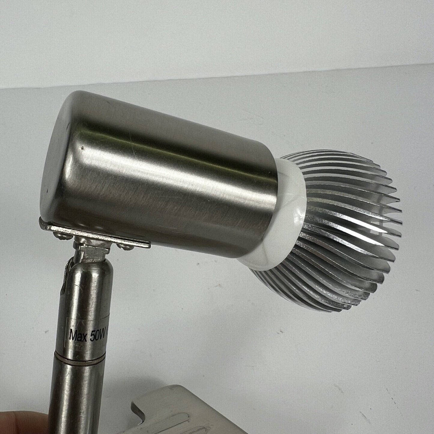 Faretto a Clip Morsa pinza lampada Fabas Satinato orientabile direzionale led Categoria Lampade Appliques
