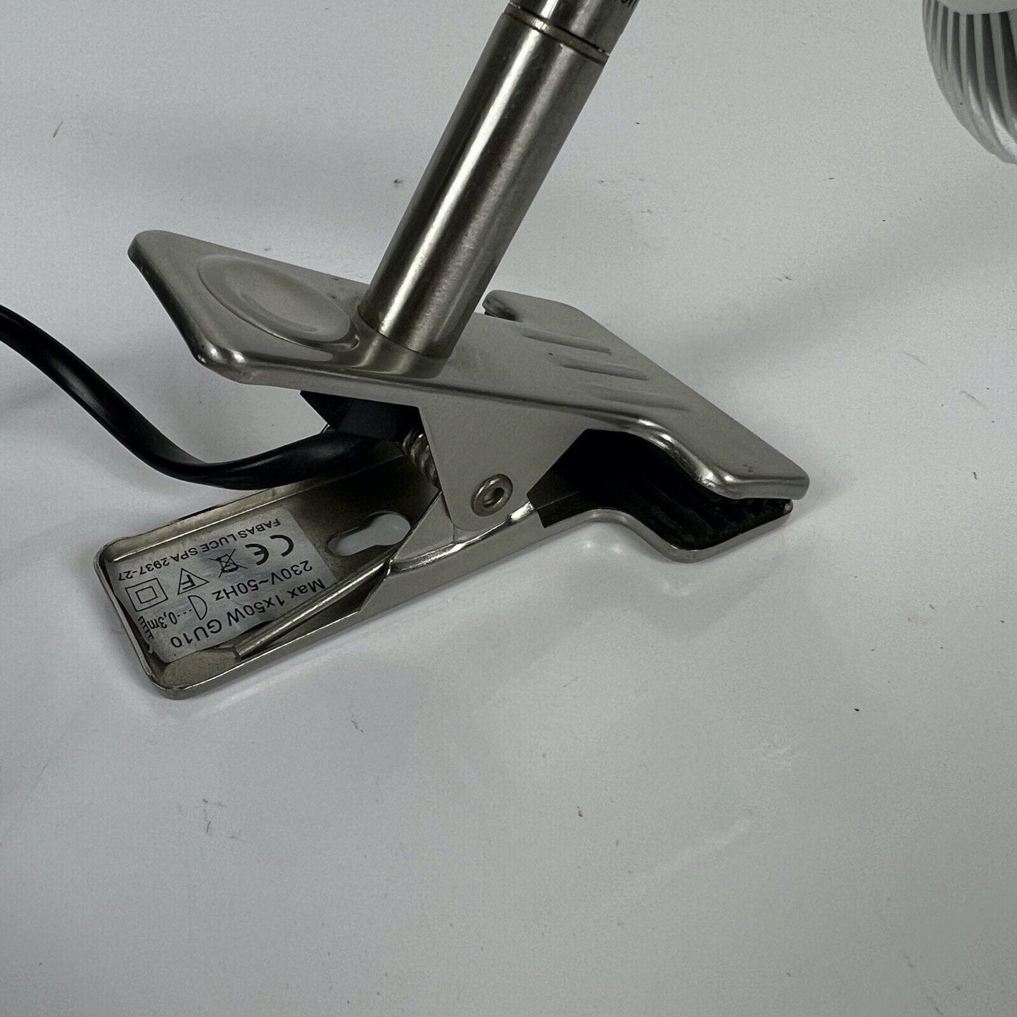 Faretto a Clip Morsa pinza lampada Fabas Satinato orientabile direzionale led Categoria Lampade Appliques