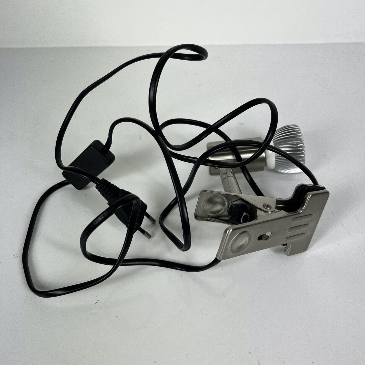Faretto a Clip Morsa pinza lampada Fabas Satinato orientabile direzionale led Categoria Lampade Appliques
