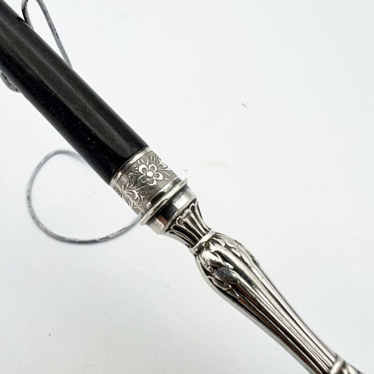 Forchetta antica forchettone da portata per arrosto o pane posata inglese cucina Categoria Sheffield & Argento