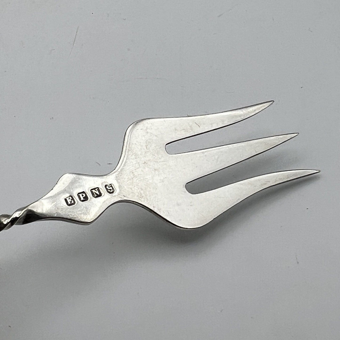 Forchetta antica forchettone in Argento Placcato EPNS posata inglese da portata Categoria Sheffield & Argento