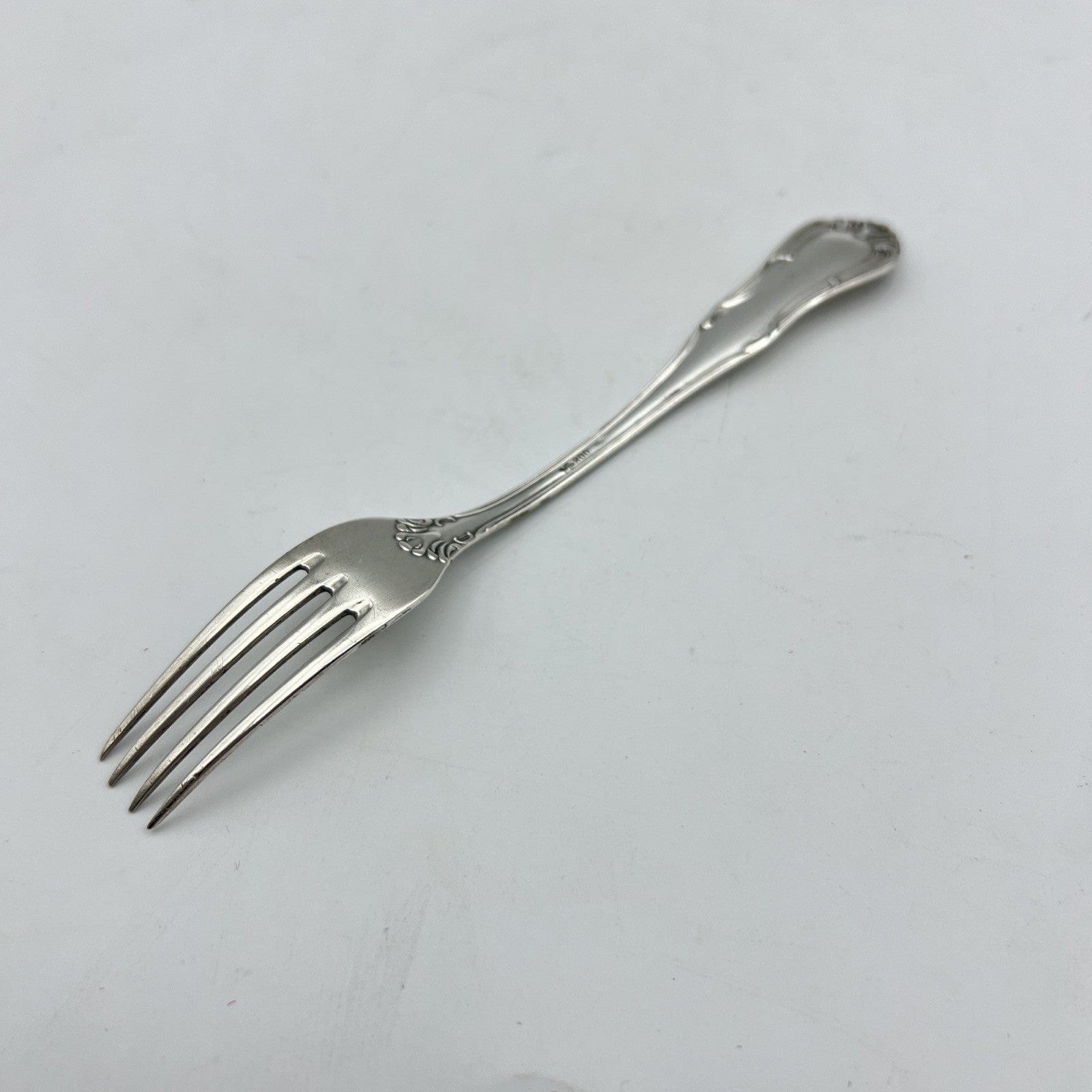 Forchetta antica in Argento massiccio 800  anni '40  posata Forchettina Categoria  Sheffield & Argento