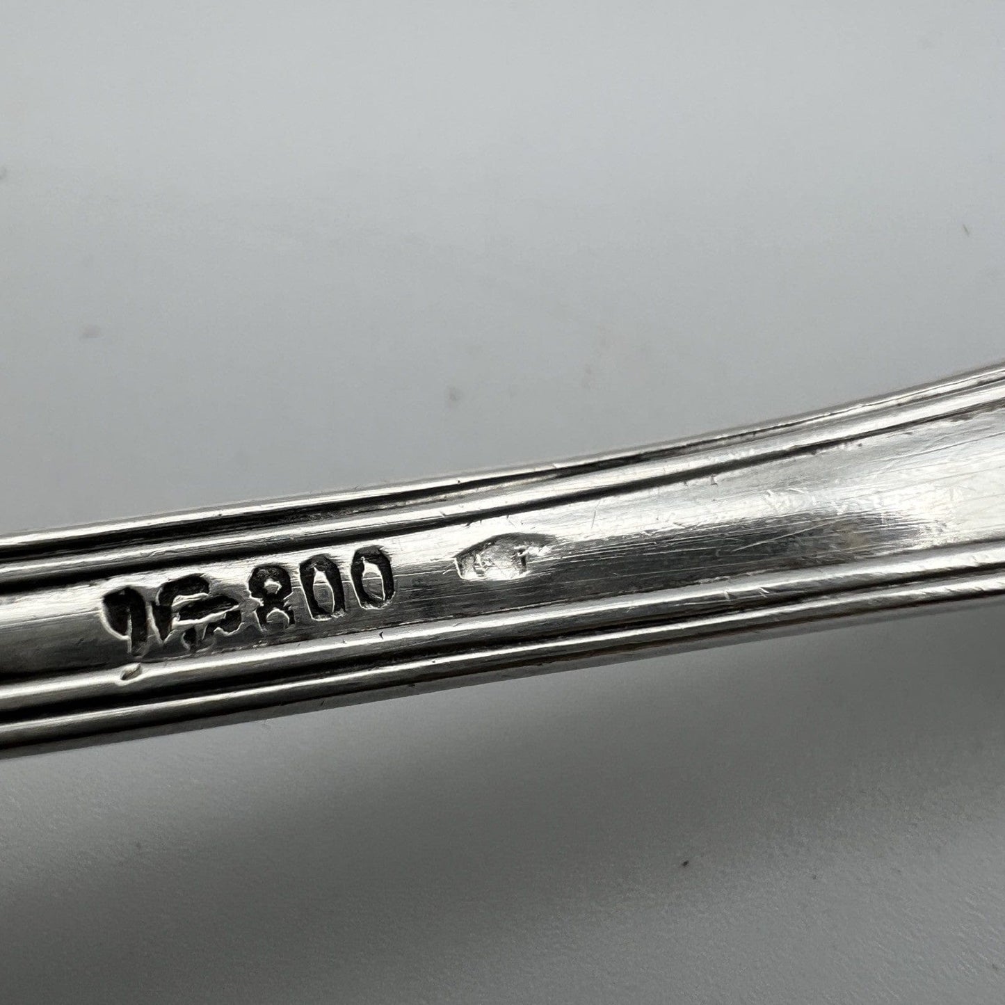 Forchetta antica in Argento massiccio 800 anni '40 posata Forchettina Categoria Sheffield & Argento