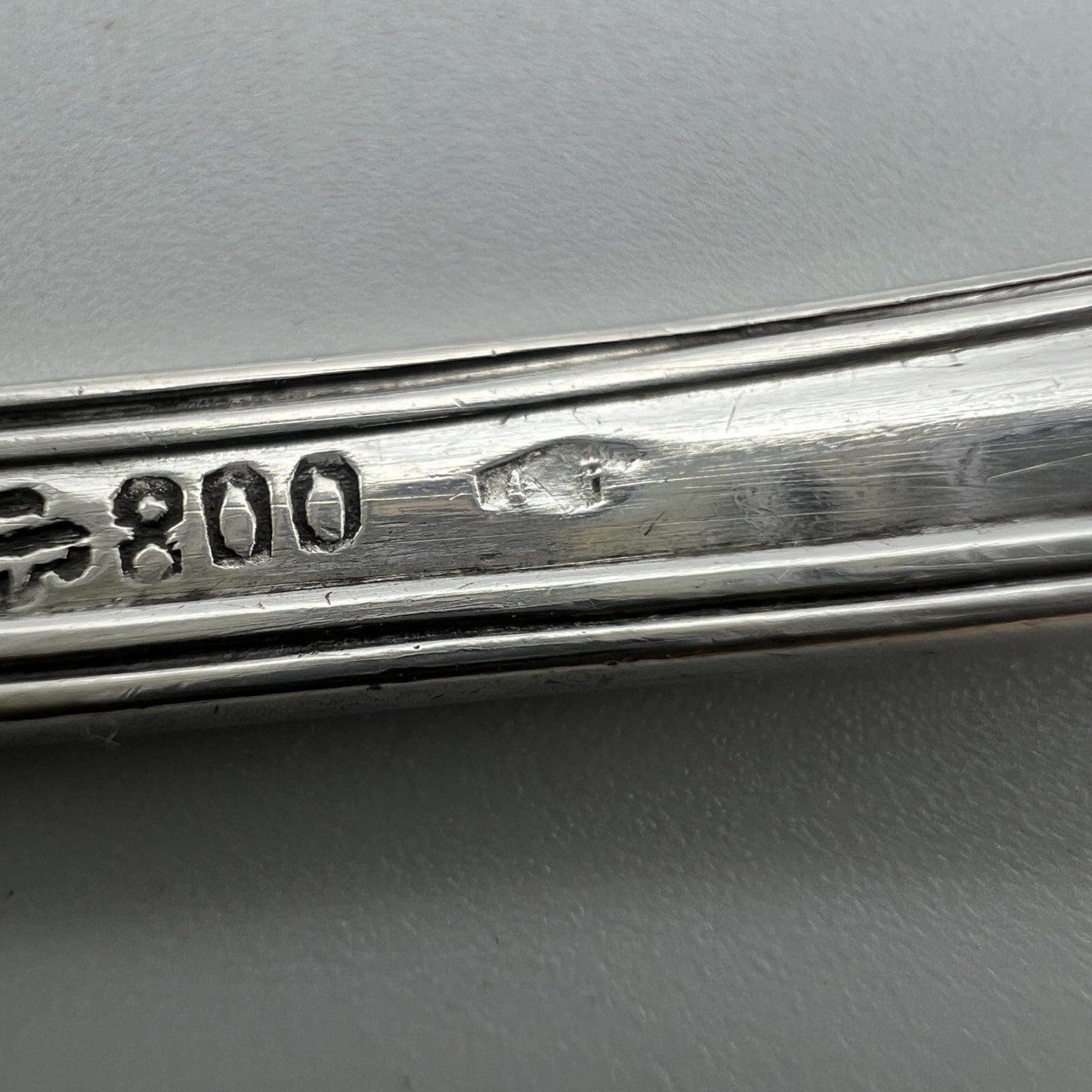 Forchetta antica in Argento massiccio 800 anni '40 posata Forchettina Categoria Sheffield & Argento