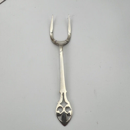 Forchetta forchettina in argento Sheffield da Cocktail o sottaceti Art Nouveau Categoria Sheffield & Argento