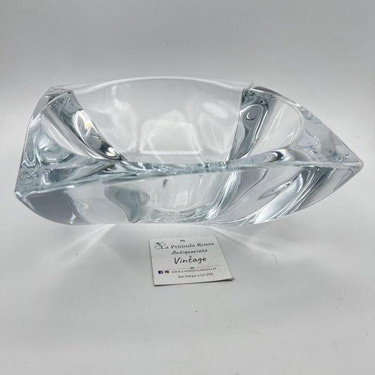 Grande Centrotavola in cristallo Boemia ciotola portafrutta fruttiera vintage Categoria Vetri e Cristalli