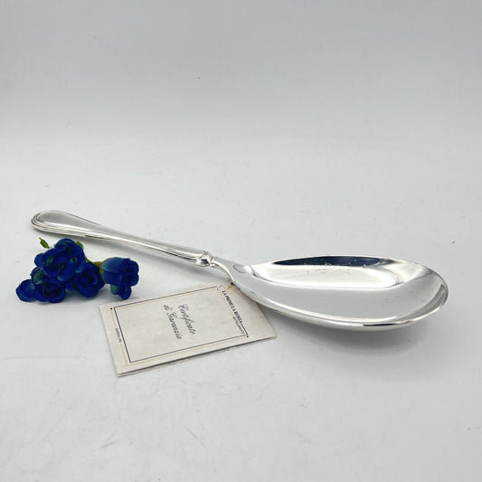Grande Cucchiaio per Risotto posata in argento placcato silver plated da portata Categoria Sheffield & Argento