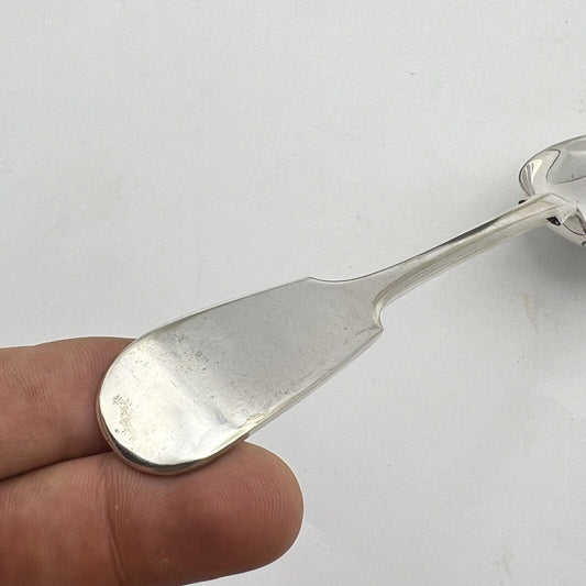 Grande Cucchiaio posata in argento sheffield antico 800 silver plated da portata Categoria Sheffield & Argento