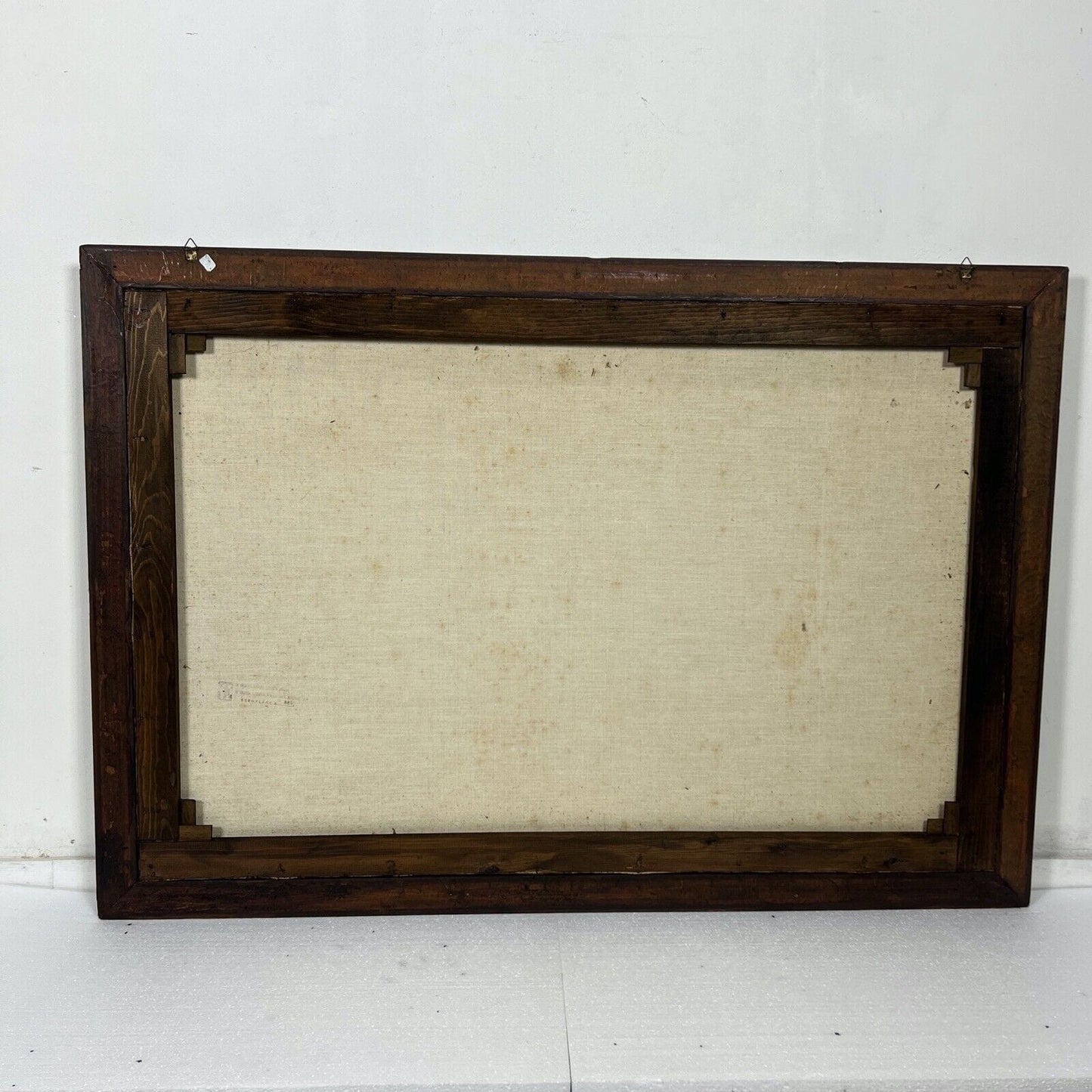 Grande Quadro stile antico dipinto olio stampa su tela Veduta della Cava Palizzi Categoria Quadri