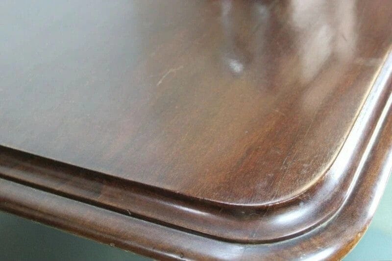 Grande Tavolo antico rettangolare da pranzo buffet in legno di mogano epoca 800 Categoria Arredamento