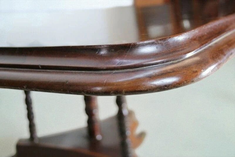 Grande Tavolo antico rettangolare da pranzo buffet in legno di mogano epoca 800 Categoria Arredamento