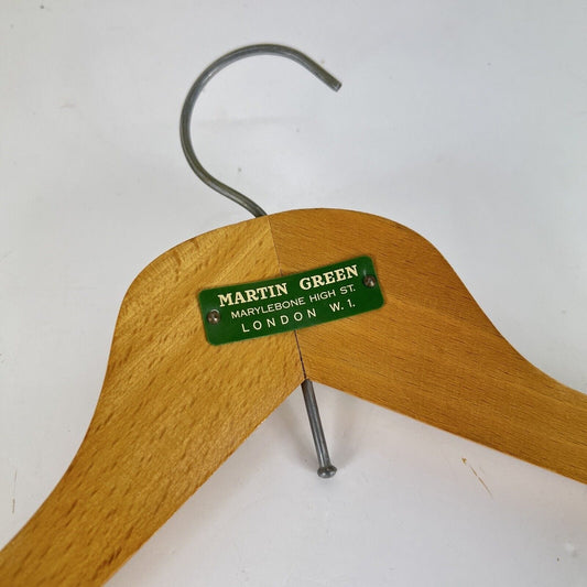 Gruccia appendiabiti vintage '70 antica in legno Stampella per Armadio Vetrina Categoria Vintage