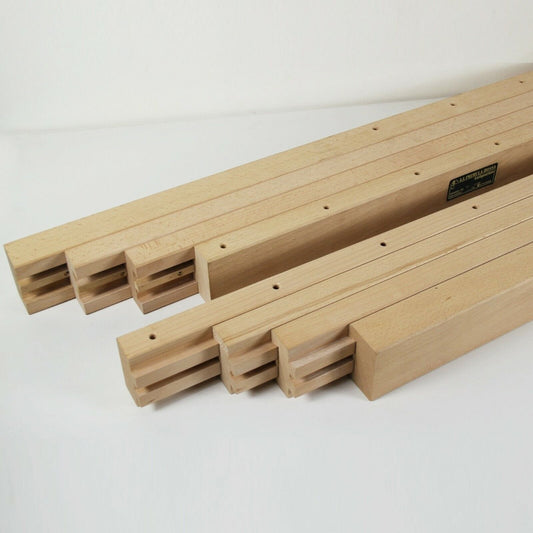 Guide in legno per allungare tavolo antico modifica apertura prolunghe tavole Categoria Accessori & Ferramenta d'epoca