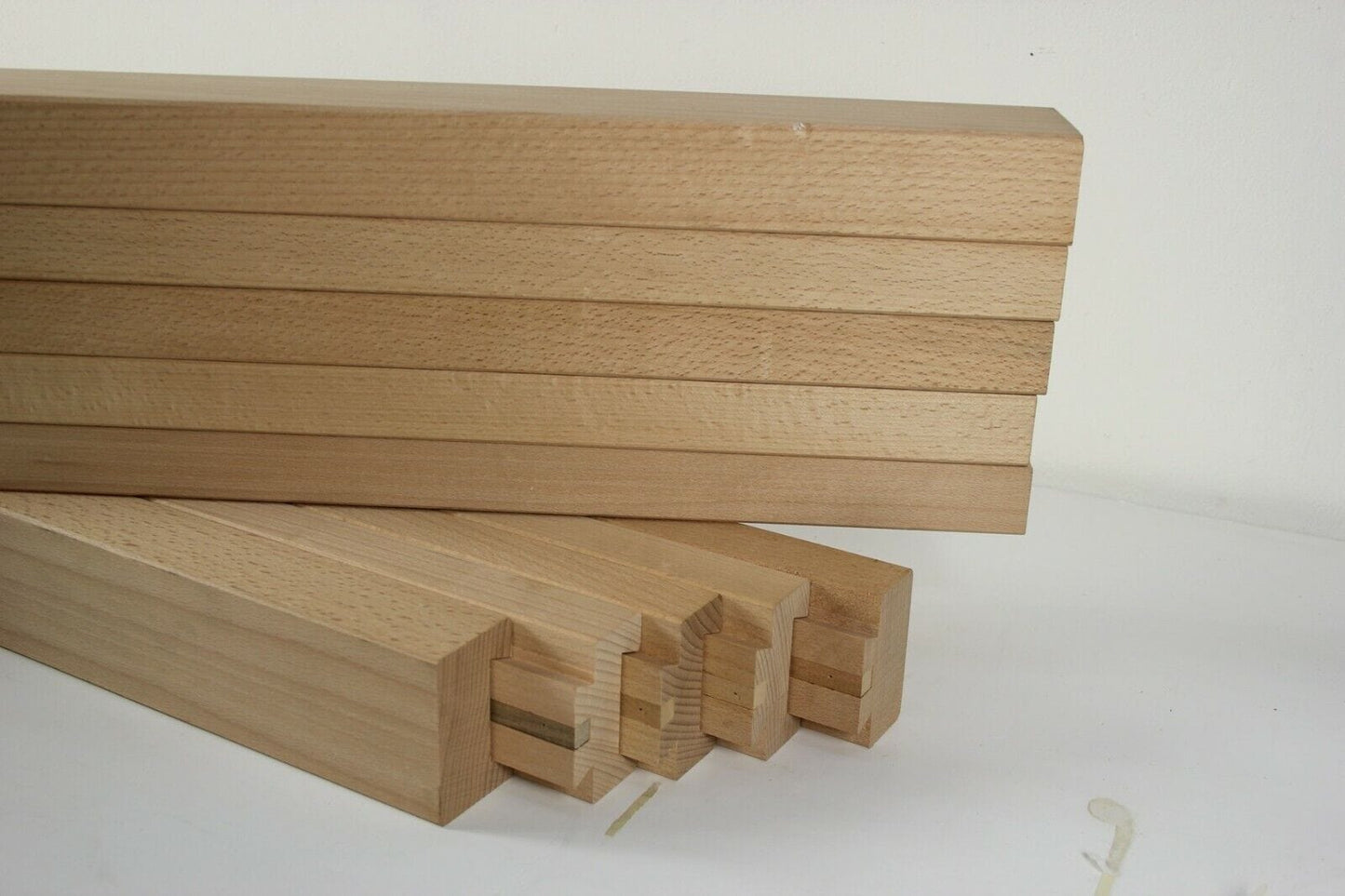 Guide in legno per allungare tavolo antico modifica apertura prolunghe tavole Categoria Accessori & Ferramenta d'epoca