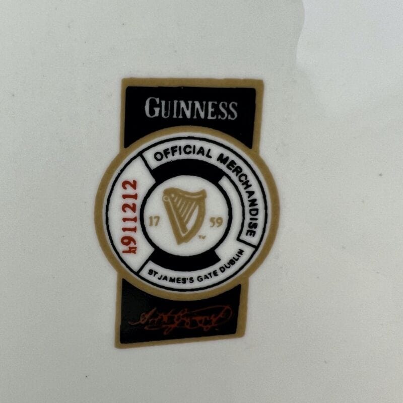 Guinness Birra Caraffa Brocca in ceramica Tucano Vintage pubblicita retro Pub Categoria Birra & dintorni