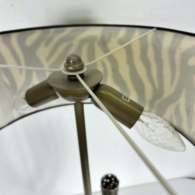 Lampada da tavolo zebrata di design lusso safari zebra per salotto soggiorno Categoria Lampade Appliques