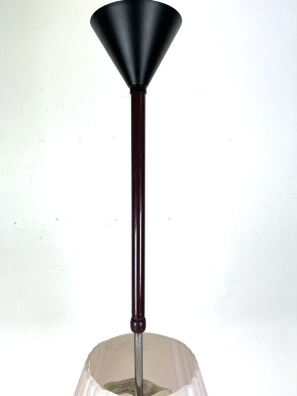 Lampadario anni 80 in vetro Rosa di Murano a Cupola Vintage Modernariato 70 cm Categoria Lampade Appliques