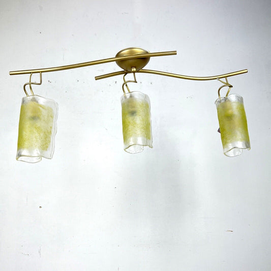 Lampadario da soffitto 3 luci in vetro curvato di Murano lampada design Sil Lux Categoria Lampade Appliques