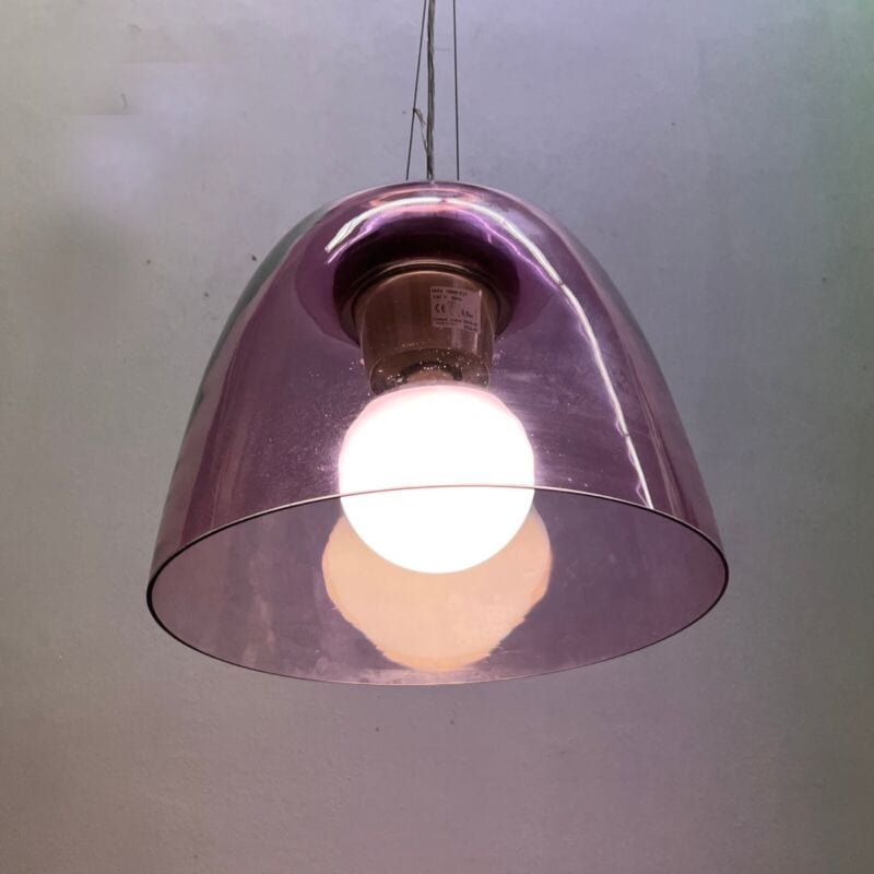 Lampadario lampada a sospensione in vetro Amestista Lilla Vintage Fabas 2524 Categoria Lampade Appliques