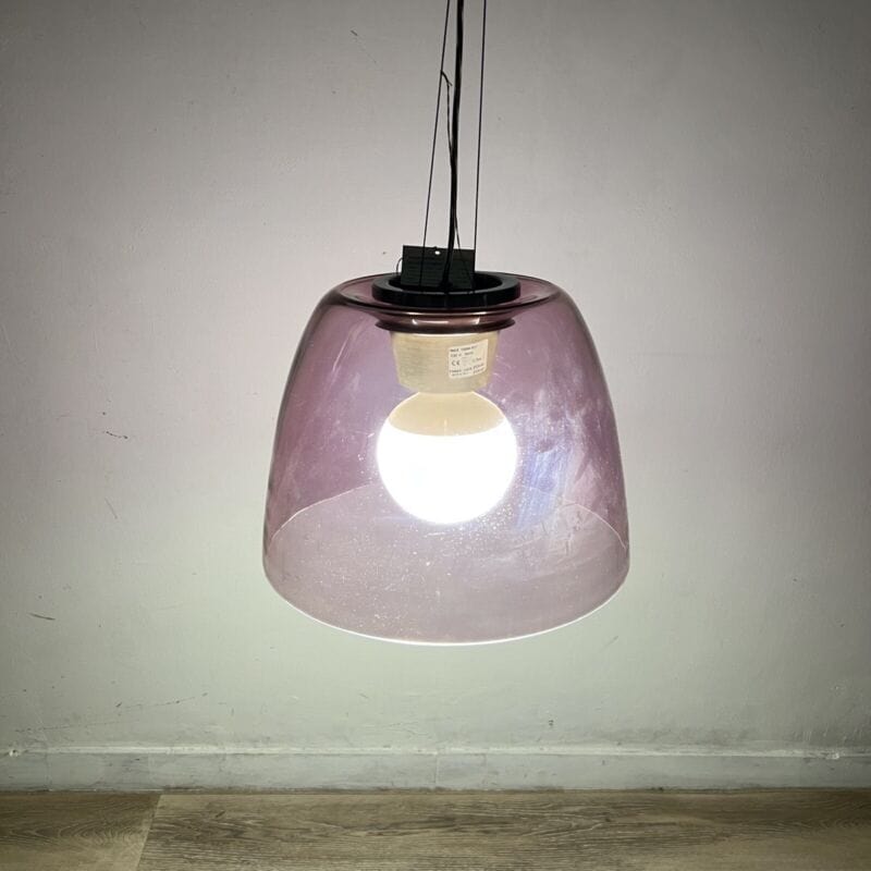 Lampadario lampada a sospensione in vetro Amestista Lilla Vintage Fabas 2524 Categoria Lampade Appliques