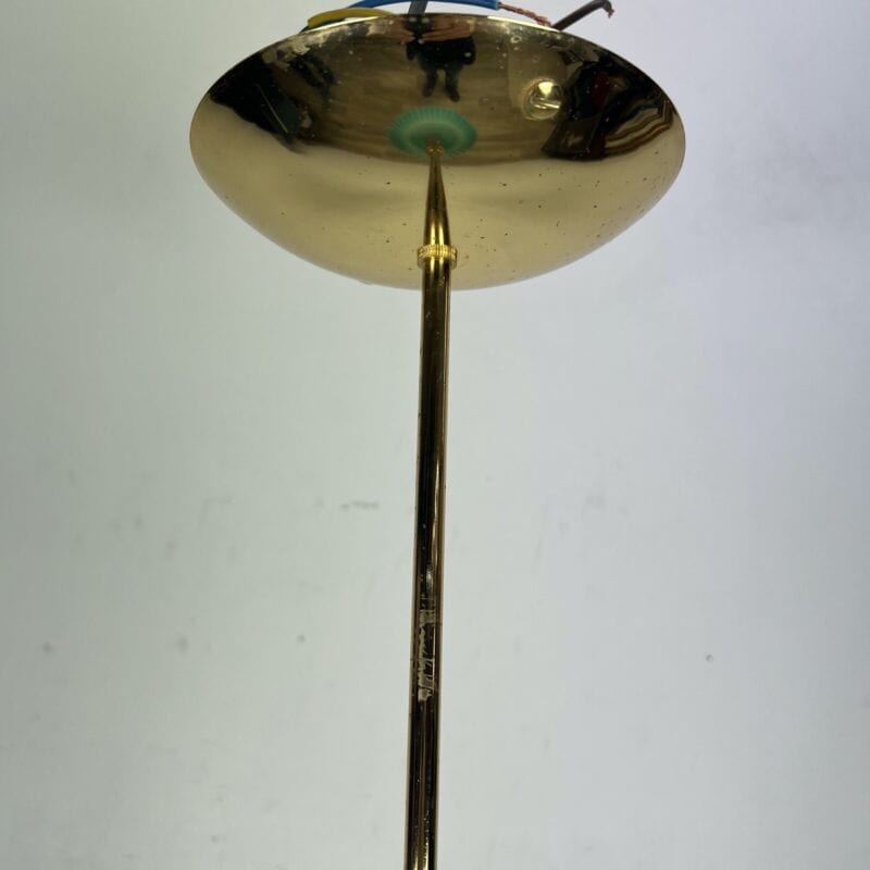 Lampadario lampada a sospensione in vetro verde di Murano Vintage Modernariato Categoria Lampade Appliques